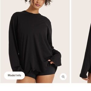 SET Active Black Long Sleeve Sweatshirt